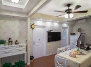 恬靜樸實的田園風(fēng)格120平米復(fù)式客廳裝修效果圖 恬靜樸實的田園風(fēng)格120平米復(fù)式客廳裝修效果圖