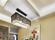 唯美古風(fēng)中式風(fēng)格100平米二居室餐廳吊頂裝修效果圖 唯美古風(fēng)中式風(fēng)格100平米二居室餐廳吊頂裝修效果圖