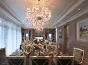 富麗堂皇的美式風格200平米別墅餐廳吊頂裝修效果圖 富麗堂皇的美式風格200平米別墅餐廳吊頂裝修效果圖