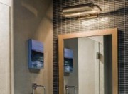 舒適多彩的美式風格80平米小戶型衛生間浴室柜裝修效果圖