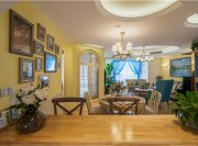 清新休閑的田園風(fēng)格140平米四居室吧臺裝修效果圖 清新休閑的田園風(fēng)格140平米四居室吧臺裝修效果圖