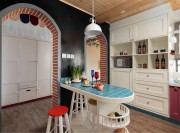 精美創(chuàng)意地中海風格70平米公寓餐廳裝修效果圖 精美創(chuàng)意地中海風格70平米公寓餐廳裝修效果圖