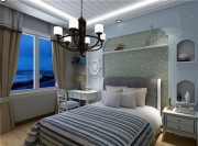 情趣十足的地中海風格110平米三居室臥室吊頂裝修效果圖 情趣十足的地中海風格110平米三居室臥室吊頂裝修效果圖