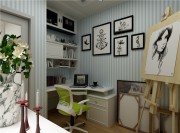 情趣十足的地中海風格110平米三居室書房裝修效果圖 情趣十足的地中海風格110平米三居室書房裝修效果圖