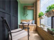 清新休閑的田園風(fēng)格140平米四居室陽臺裝修效果圖 清新休閑的田園風(fēng)格140平米四居室陽臺裝修效果圖