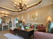 純凈幽雅的田園風(fēng)格100平米二居室客廳裝修效果圖 純凈幽雅的田園風(fēng)格100平米二居室客廳裝修效果圖