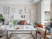 清爽潔凈的北歐風(fēng)格二居室客廳背景墻裝修效果圖 清爽潔凈的北歐風(fēng)格二居室客廳背景墻裝修效果圖