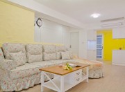 精美田園風(fēng)格70平米公寓客廳裝修效果圖 精美田園風(fēng)格70平米公寓客廳裝修效果圖