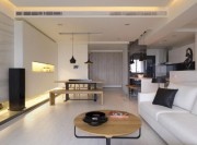 簡(jiǎn)約清新日式風(fēng)格90平米四居室客廳吊頂裝修效果圖 簡(jiǎn)約清新日式風(fēng)格90平米四居室客廳吊頂裝修效果圖