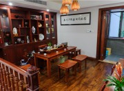 古雅幽深中式風(fēng)格90平米復(fù)式loft餐廳吊頂裝修效果圖 古雅幽深中式風(fēng)格90平米復(fù)式loft餐廳吊頂裝修效果圖