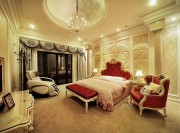 奢華輝煌新古典風(fēng)格280平米別墅臥室吊頂裝修效果圖 奢華輝煌新古典風(fēng)格280平米別墅臥室吊頂裝修效果圖