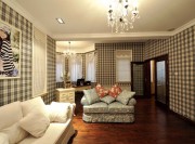 自然舒適歐式風(fēng)格120平米復(fù)式loft客廳背景墻裝修效果圖 自然舒適歐式風(fēng)格120平米復(fù)式loft客廳背景墻裝修效果圖