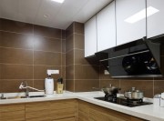 機械歐式風(fēng)格70平米二居室廚房櫥柜裝修效果圖