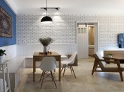 機械歐式風(fēng)格70平米二居室餐廳吊頂裝修效果圖