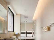 鮮亮色彩北歐風格100平米二居室衛生間浴室柜裝修效果圖