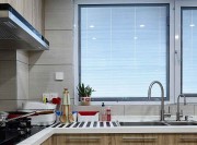 精致品位現代90平米二居室廚房櫥柜裝修效果圖