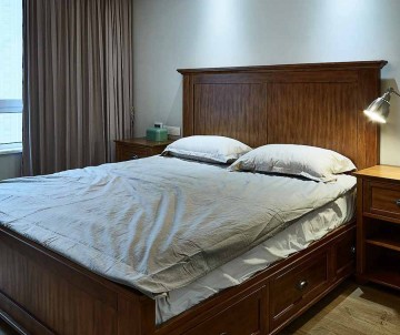 精致品位現代90平米二居室臥室裝修效果圖