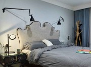 精致品位現代90平米二居室臥室背景墻裝修效果圖