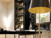 華麗典雅歐式風格120平米三居室書房背景墻裝修效果圖