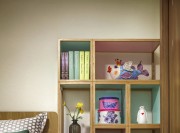 藍色獨特歐式風(fēng)格100平米二居室兒童房背景墻裝修效果圖