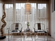 歐式古典雅致130平米三居室陽臺裝修效果圖