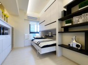 現代質感歐式100平米二居室書房裝修效果圖