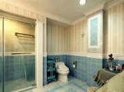 古典歐式風(fēng)格100平米二居室衛(wèi)生間浴室柜裝修效果圖