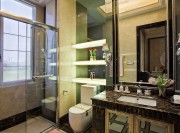 精致優(yōu)雅歐式風格130平米三居室衛(wèi)生間浴室柜裝修效果圖