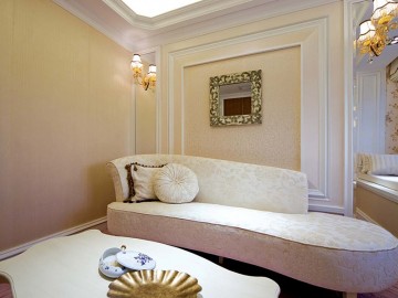 優雅大方歐式風格130平米四居室裝修效果圖