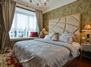 高貴典雅歐式風格120平米三居室臥室吊頂裝修效果圖