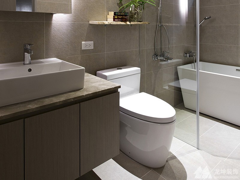 歐式浪漫雅致120平米三居室衛生間浴室柜裝修效果圖