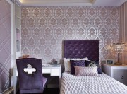 大方優(yōu)雅新古典風格120平米三居室兒童房背景墻裝修效果圖