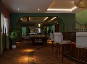 歐式大氣華麗300平米別墅活動室裝修效果圖