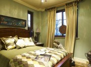 高貴華麗歐式風格220平米別墅臥室背景墻裝修效果圖