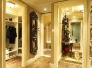 高貴華麗歐式風格220平米別墅衣帽間衣柜裝修效果圖