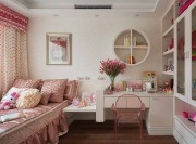 高貴精致歐式風格300平米別墅兒童房背景墻裝修效果圖