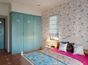 歐式鄉村休閑280平米別墅兒童房背景墻裝修效果圖