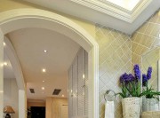 歐式精致華麗260平米別墅衛生間浴室柜裝修效果圖