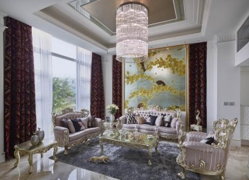大氣宏偉歐式風(fēng)格320平米別墅裝修效果圖