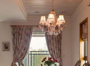 歐式鄉村休閑280平米別墅餐廳吊頂裝修效果圖