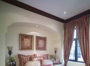 時尚雅致歐式風格240平米別墅臥室裝修效果圖