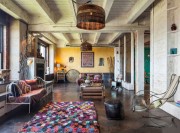 復古精致歐式風格220平米別墅客廳背景墻裝修效果圖