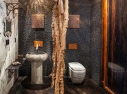 復古精致歐式風格220平米別墅衛生間浴室柜裝修效果圖