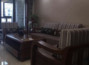 原木色中式風格80平米二居室客廳背景墻裝修效果圖