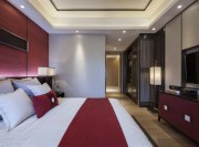 精致書香中式風格130平米三居室臥室吊頂裝修效果圖