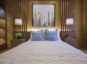 精致書香中式風格130平米三居室兒童房背景墻裝修效果圖