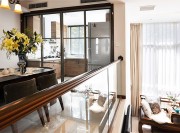 雅致典雅中式風格100平米三居室餐廳吊頂裝修效果圖