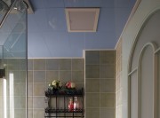 溫馨淡雅田園風格80平米二居室衛(wèi)生間浴室柜裝修效果圖