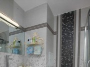 舒適浪漫田園風格90平米二居室衛生間浴室柜裝修效果圖