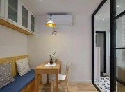 現(xiàn)代唯美簡(jiǎn)約風(fēng)格90平米二居室書房背景墻裝修效果圖